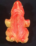 1983 Fisher Price Adventure People Alpha Stars Orange Yellow Alien Dinosaur Rubber Squeeze Toy Figure #34 Made in U.S.A. - Treasure Valley Antiques & Collectibles