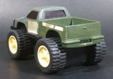 Vintage Tonka Grey and Army Green Combo Pull back Pickup Truck Made in Japan Pressed Steel Cab - Treasure Valley Antiques & Collectibles