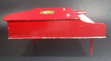 Vintage 1960s Beilei Red Wooden Baby Grand Piano Made in Shanghai, China - Treasure Valley Antiques & Collectibles