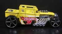 2014 Hot Wheels Scavenger Hunt 1/4 Bone Shaker Yellow Die Cast Toy Car Hot Rod Vehicle - Treasure Valley Antiques & Collectibles