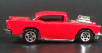 Very Rare 1999 Hot Wheels Arco Hauler '57 Chevy Exposed Engine Limited Edition Red Die Cast Toy Car Hot Rod Vehicle - Treasure Valley Antiques & Collectibles