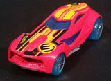 2013 Hot Wheels Road Rockets Urban Agent Red Die Cast Toy Car Vehicle (Missing Missiles) - Treasure Valley Antiques & Collectibles