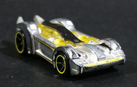 2010 Hot Wheels Tooligan Chrome Yellow Black Die Cast Toy Tool Wrench Car Vehicle - Treasure Valley Antiques & Collectibles