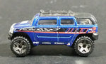 2004 Hot Wheels First Editions Rockster Blue Hummer Style Die Cast Toy Car Vehicle - Treasure Valley Antiques & Collectibles