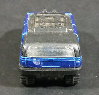 2004 Hot Wheels First Editions Rockster Blue Hummer Style Die Cast Toy Car Vehicle - Treasure Valley Antiques & Collectibles