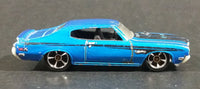 2010 Hot Wheels Muscle Mania '70 Buick GSX Dark Electric Blue Die Cast Toy Car Vehicle - Treasure Valley Antiques & Collectibles