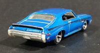 2010 Hot Wheels Muscle Mania '70 Buick GSX Dark Electric Blue Die Cast Toy Car Vehicle - Treasure Valley Antiques & Collectibles