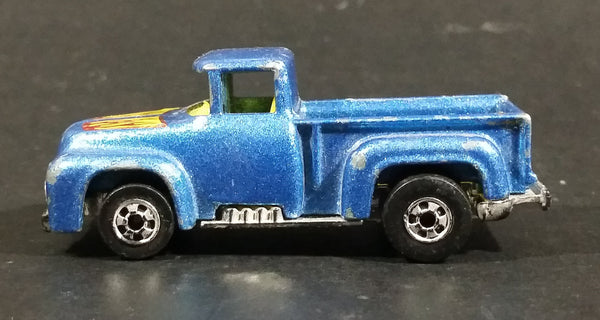 1982 Hot Wheels '56 Hi-Tail Hauler Blue Ford Pickup Truck Die Cast Toy Car Vehicle - Treasure Valley Antiques & Collectibles