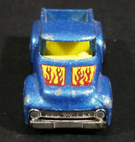 1982 Hot Wheels '56 Hi-Tail Hauler Blue Ford Pickup Truck Die Cast Toy Car Vehicle - Treasure Valley Antiques & Collectibles