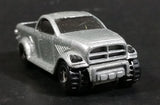 2000 Hot Wheels First Editions Dodge Power Wagon Truck Silver Grey Die Cast Toy Car Vehicle - Treasure Valley Antiques & Collectibles