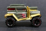 2011 Hot Wheels Video Game Heroes Bad Mudder 2 Olive Green & Gold Die Cast Toy Car Vehicle - Treasure Valley Antiques & Collectibles