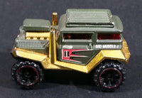 2011 Hot Wheels Video Game Heroes Bad Mudder 2 Olive Green & Gold Die Cast Toy Car Vehicle - Treasure Valley Antiques & Collectibles