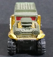 2011 Hot Wheels Video Game Heroes Bad Mudder 2 Olive Green & Gold Die Cast Toy Car Vehicle - Treasure Valley Antiques & Collectibles