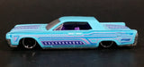 2014 Hot Wheels HW Workshop Garage '64 Continental Light Blue Die Cast Toy Muscle Car Vehicle - Treasure Valley Antiques & Collectibles