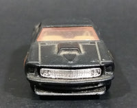 2008 Hot Wheels Heat Fleet '69 Mustang Flat Black w/ Flames Die Cast Toy Muscle Car Vehicle - Treasure Valley Antiques & Collectibles