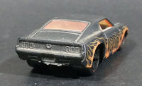 2008 Hot Wheels Heat Fleet '69 Mustang Flat Black w/ Flames Die Cast Toy Muscle Car Vehicle - Treasure Valley Antiques & Collectibles