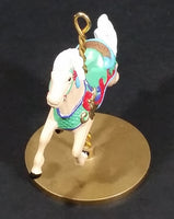 1989 Hallmark Cards 3" Carousel Horse "Ginger" 4/4 Decorative Christmas Ornament - Treasure Valley Antiques & Collectibles