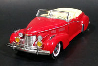 Signature 1940 Cadillac Series 62 Convertible 1/32 Scale Red Die Cast Toy Car Model Vehicle - Treasure Valley Antiques & Collectibles