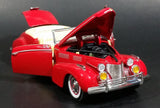 Signature 1940 Cadillac Series 62 Convertible 1/32 Scale Red Die Cast Toy Car Model Vehicle - Treasure Valley Antiques & Collectibles