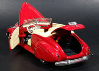 Signature 1940 Cadillac Series 62 Convertible 1/32 Scale Red Die Cast Toy Car Model Vehicle - Treasure Valley Antiques & Collectibles