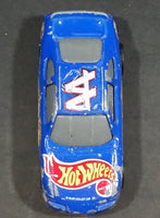 2000 Hot Wheels Racer Nascar #44 7/20 Blue Die Cast Toy Race Car Vehicle McDonald's Happy Meal - Treasure Valley Antiques & Collectibles