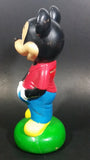 Vintage Walt Disney Productions Mickey Mouse 8" Cartoon Character Hard Vinyl Coin Bank - Treasure Valley Antiques & Collectibles