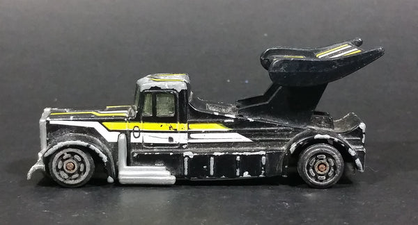 Vintage 1981 Kidco Tough Wheels Racing Rig Semi Truck Black Die Cast Toy Car Vehicle - Macao - Treasure Valley Antiques & Collectibles