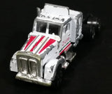 Rare Vintage 1981 Zima Z-Line Semi Rig Truck White Die Cast Toy Car Vehicle w/ Opening Hood