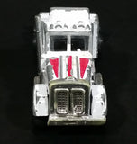 Rare Vintage 1981 Zima Z-Line Semi Rig Truck White Die Cast Toy Car Vehicle w/ Opening Hood