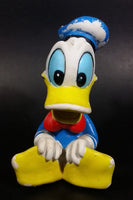 Vintage Walt Disney Productions Donald Duck Sitting in Sailor Outfit Rubber Squeeze Toy - Treasure Valley Antiques & Collectibles