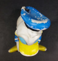 Vintage Walt Disney Productions Donald Duck Sitting in Sailor Outfit Rubber Squeeze Toy - Treasure Valley Antiques & Collectibles