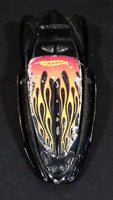 2004 Hot Wheels Crooze Ooz Coupe Black with Flames Die Cast Toy Car Vehicle McDonald's Happy Meal 6/8 - Treasure Valley Antiques & Collectibles