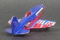 2006 Hot Wheels Aerial Attack Mad Propz Dark Blue Die Cast Toy Airplane - Treasure Valley Antiques & Collectibles