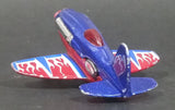 2006 Hot Wheels Aerial Attack Mad Propz Dark Blue Die Cast Toy Airplane - Treasure Valley Antiques & Collectibles