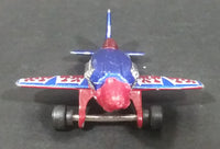 2006 Hot Wheels Aerial Attack Mad Propz Dark Blue Die Cast Toy Airplane - Treasure Valley Antiques & Collectibles