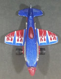 2006 Hot Wheels Aerial Attack Mad Propz Dark Blue Die Cast Toy Airplane - Treasure Valley Antiques & Collectibles