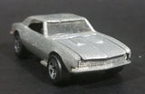 1996 Hot Wheels '67 Chevrolet Camaro Metalflake Silver Die Cast Toy Car Vehicle w/ Opening Hood - Treasure Valley Antiques & Collectibles