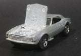 1996 Hot Wheels '67 Chevrolet Camaro Metalflake Silver Die Cast Toy Car Vehicle w/ Opening Hood - Treasure Valley Antiques & Collectibles