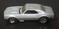 1996 Hot Wheels '67 Chevrolet Camaro Metalflake Silver Die Cast Toy Car Vehicle w/ Opening Hood - Treasure Valley Antiques & Collectibles