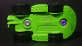 2014 Hot Wheels Monster Mission Piranha Terror Purple Lime Green Die Cast Toy Car Vehicle - Treasure Valley Antiques & Collectibles