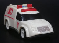 1997 Hot Wheels Ambulance White Die Cast Toy Car Emergency Vehicle - McDonald's Happy Meal - Treasure Valley Antiques & Collectibles