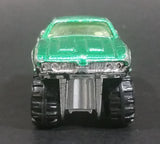 2010 Hot Wheels Attack Pack Olds 442 Metalflake Green Die Cast Lifted Toy Muscle Car Vehicle