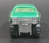 2010 Hot Wheels Attack Pack Olds 442 Metalflake Green Die Cast Lifted Toy Muscle Car Vehicle