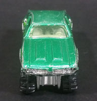 2010 Hot Wheels Attack Pack Olds 442 Metalflake Green Die Cast Lifted Toy Muscle Car Vehicle