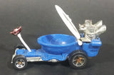 2000 Hot Wheels Virtual Collection Hot Seat Blue and White Die Cast Toy Car Vehicle - Treasure Valley Antiques & Collectibles