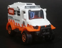 2013 Matchbox Heroic Rescue 4x4 Scrambulance White Die Cast Toy Car Emergency Services Vehicle - Treasure Valley Antiques & Collectibles