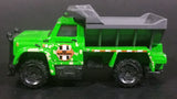 2009 Matchbox Highway Maintenance Truck Green Die Cast Toy Car Vehicle