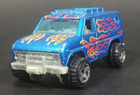 2009 Hot Wheels 1977 Baja Breaker Ford Econoline Van Metalflake Satin Blue No. 121 Die Cast Toy Car Vehicle