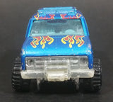 2009 Hot Wheels 1977 Baja Breaker Ford Econoline Van Metalflake Satin Blue No. 121 Die Cast Toy Car Vehicle