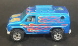 2009 Hot Wheels 1977 Baja Breaker Ford Econoline Van Metalflake Satin Blue No. 121 Die Cast Toy Car Vehicle